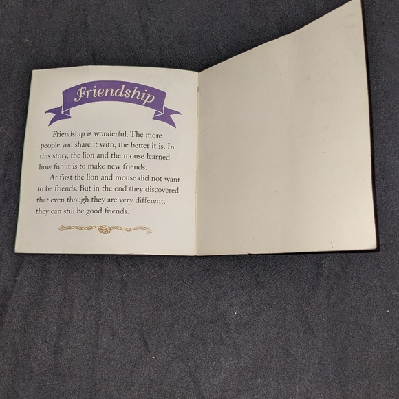 Vintage The Virtue of Friendship;The Lion and the Mouse - Picture 6 of 8